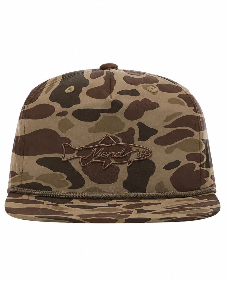 Mend LINE FISH Camo Gramps Cap