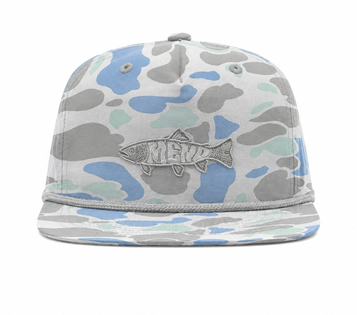 Mend TRIPPY TROUT Camo Gramps Cap