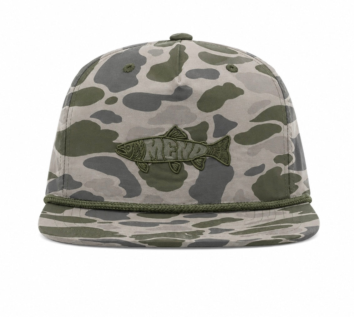 Mend TRIPPY TROUT Camo Gramps Cap