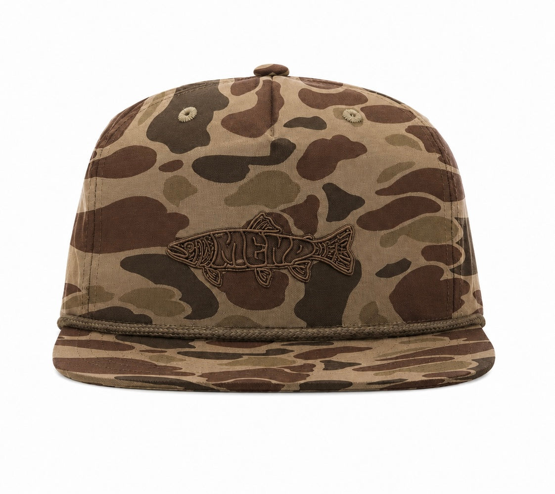 Mend TRIPPY TROUT Camo Gramps Cap