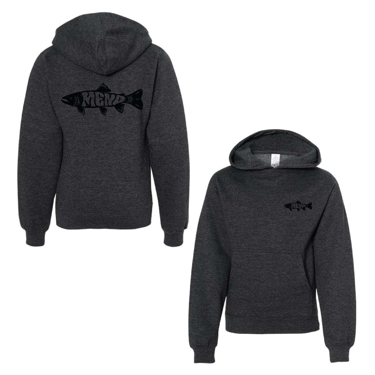 Trippy Trout Youth Midweight Hoodie